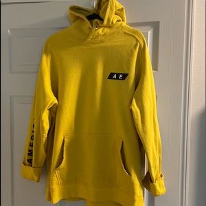 American Eagle Outfitters Yellow Hoodie